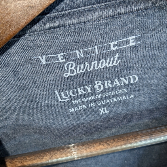 Lucky Brand Venice Burnout notch neck tee - Picture 12 of 16